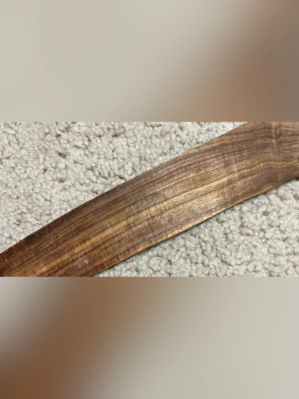 Vintage Queensland Aboriginal Creations Wooden Boomerang Hand-Painted Kangaroo